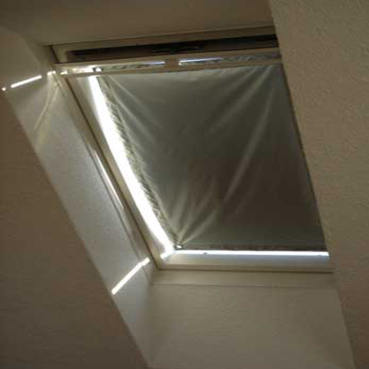 Dachfenster Sonnenschutz